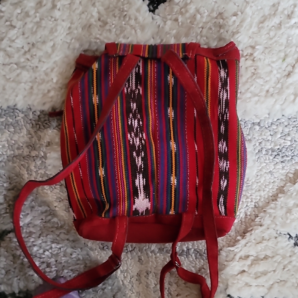 Colorful Striped Backpack - Picture 3 of 7